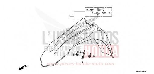 FRONT FENDER CRF250RE de 2014